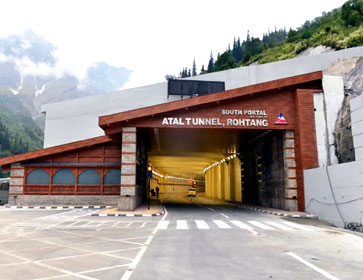 Manali to Atal Tunnel Taxi Service
